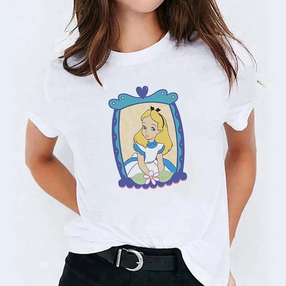 Новая графическая футболка с рисунком Алисы в стране чудес Kawaii We are All Mad Here летняя