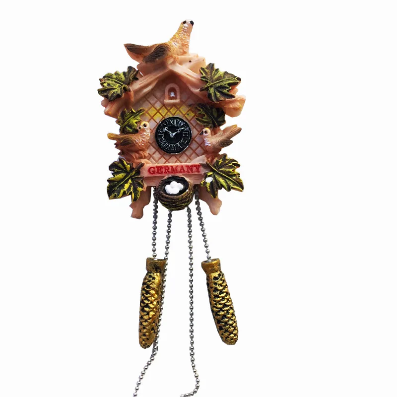 Холодильник сувениры-магниты Германия Австрия Швейцария кукушка колокол ручная