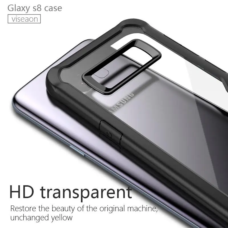 Мягкий усиленный акриловый чехол из ТПУ с краями для сотового телефона