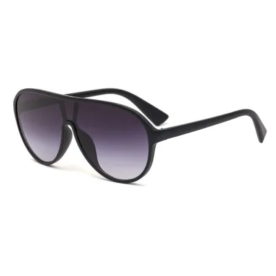 

2021 new one-piece sunglasses ladies European and American trend sunglasses conjoined big frame sunglasses