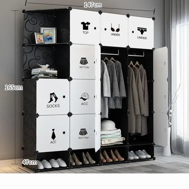 Version Z Мобильный дальномер Chambre Kleiderschrank Armario Tela Meble комод мебель для спальни Guarda Roupa Mueble шкаф - Цвет: Version Z