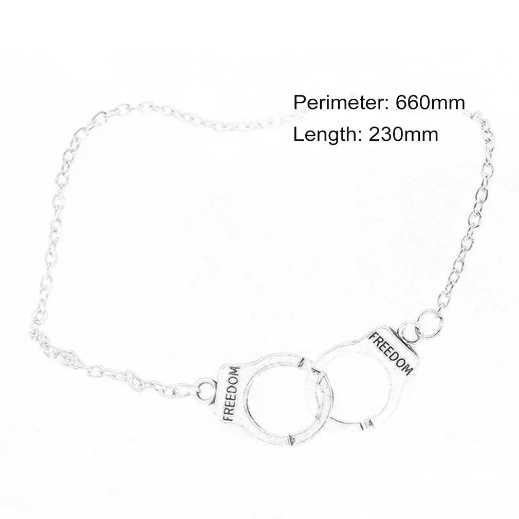 Новые наручники украшения сплав звено цепи браслет Девушки вечерние ночной