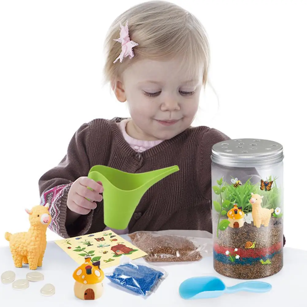 

New Terrarium Kit Magic Educational DIY Toy Set With Light For Early Eduaction Intellectual Development Toys For Children