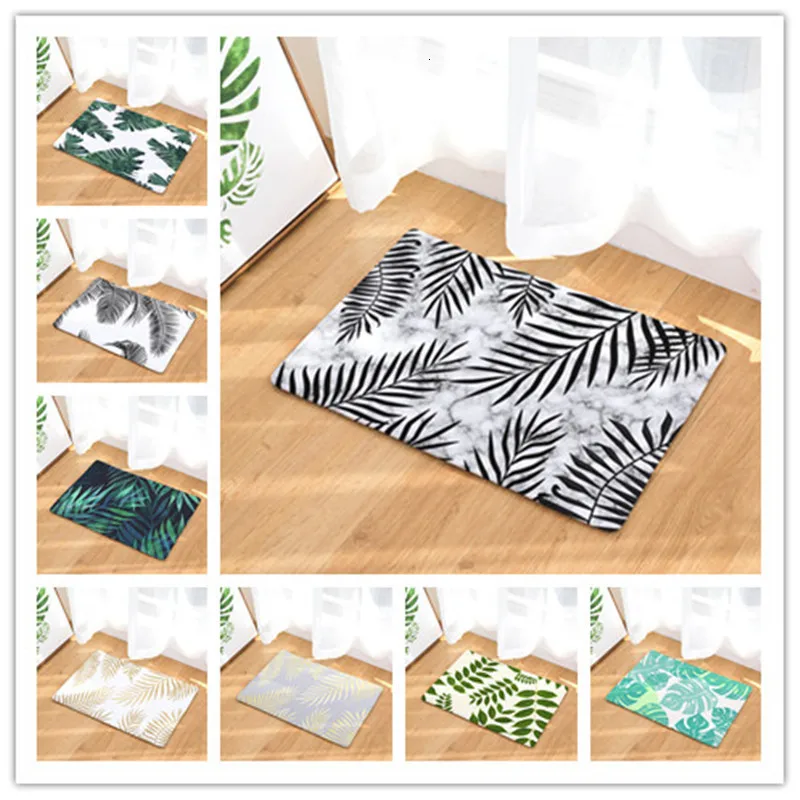 В скандинавском стиле тропический кактус узор нескользящий замшевый ковер