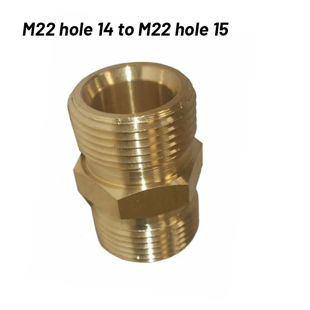 

2Pcs Pressure Washer Adapter Adaptor Conversion Copper Fittings Garden