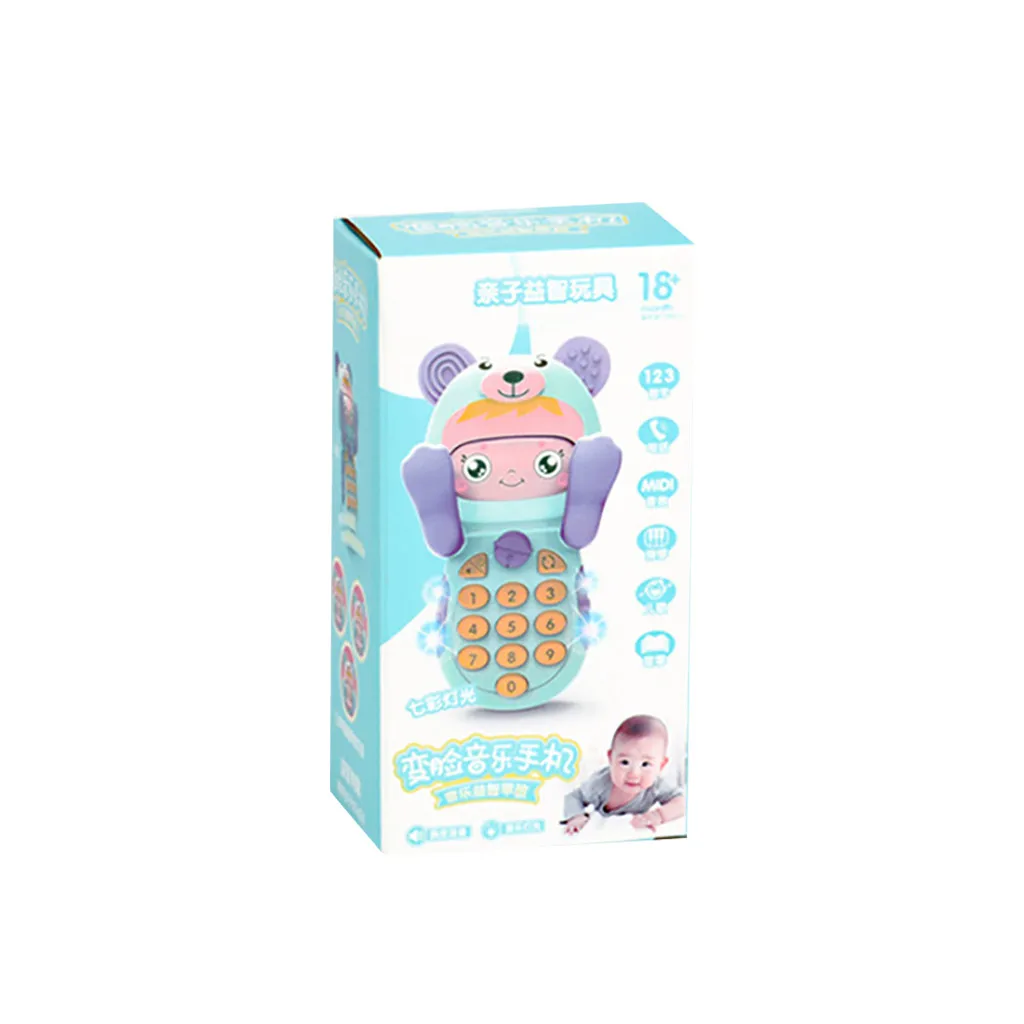 Детский Прорезыватель для зубов музыкальный телефон многофункциональные умные