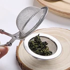 Креативный практичный чайник 2020 с зажимом для заварки чая из нержавеющей стали, сетчатый фильтр для чайных шариков, прочный кухонный барный инструмент
