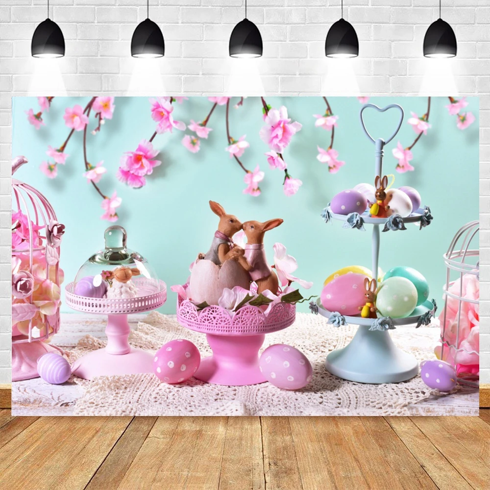 

Yeele Easter Eggs Rabbit Flowers Photocall Baby Child Photography Backdrop Photographic Decoration Backgrounds For Photo Studio