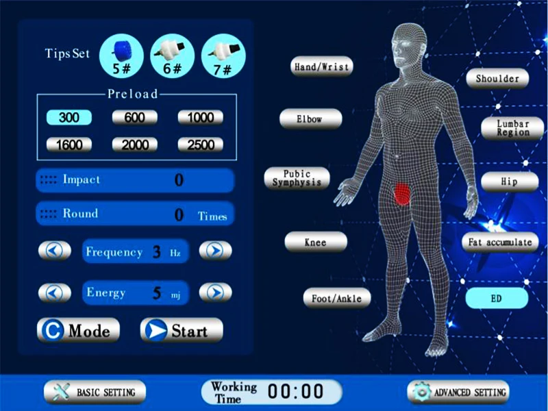 Эффективная акустическая Ударная Волна zimmer устройство для ударно волновой