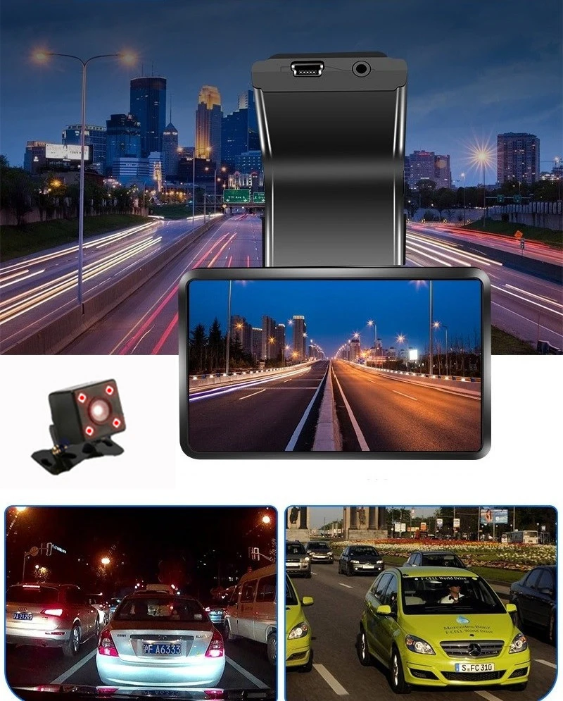 Maiyue star 3.0 inch 1296P car DVR dual lens dash cam WIFI ADAS video recorder FHD1080P night vision | Автомобили и мотоциклы