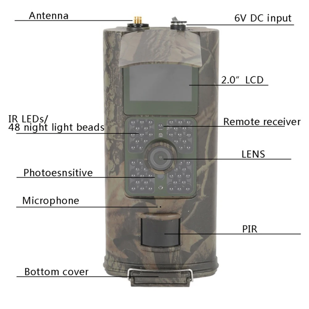 HC-700G охотничья камера 16MP 1080P 2G MMS Trail игровая Камера уличная дикая природа Скаутинг