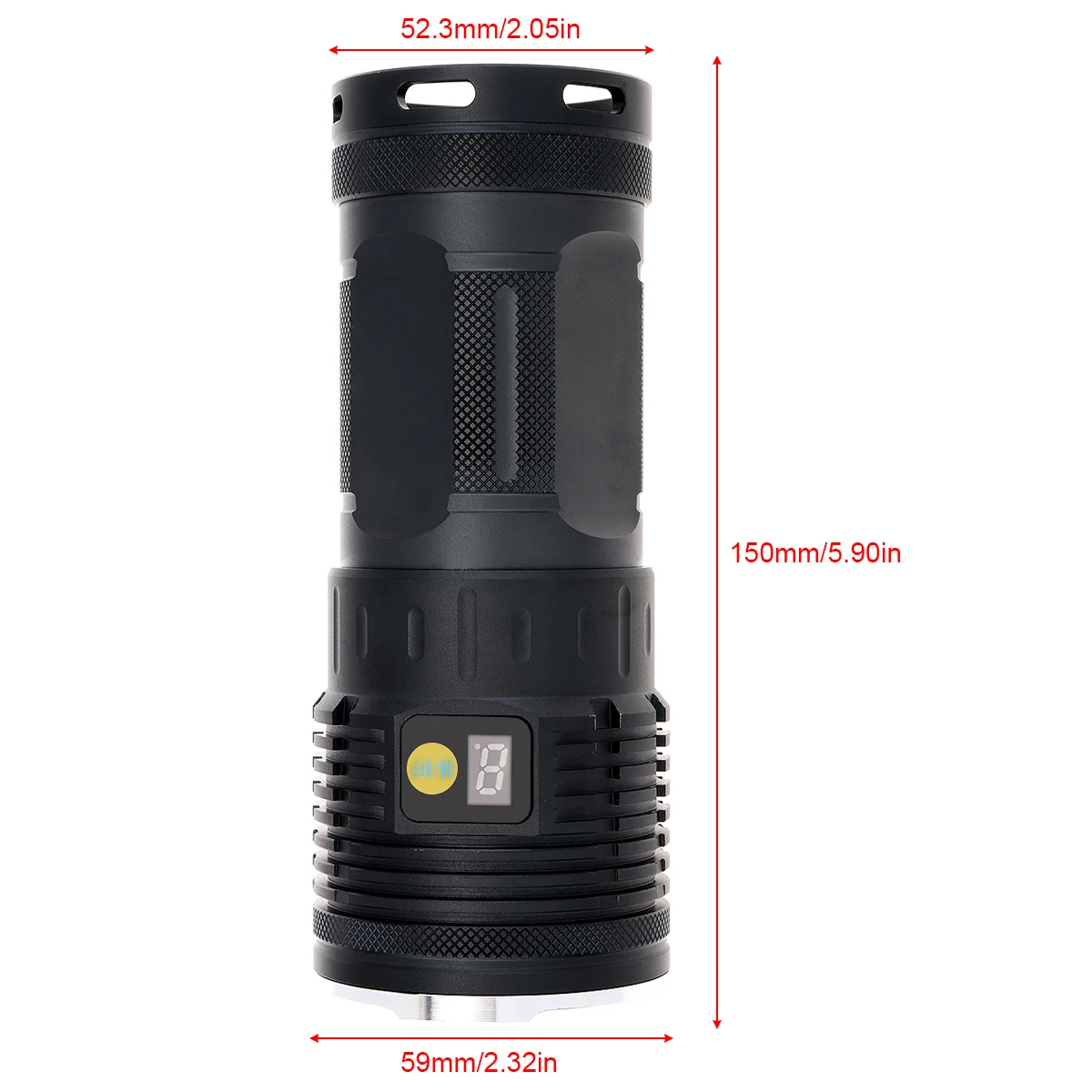 Barato Linternas De Seguridad Resistentes Al Agua, Con 4 Modos De Luz Y Cable USB De CC, Pantalla De Alimentación, 15 XML-T6, LED, 10000 Lúmenes