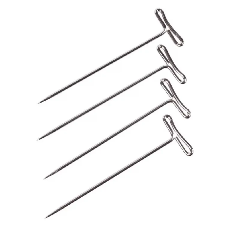 

Hair Pins Wig T-Pins For Holding Wigs Hair Wig Making Fixing Tool Hair Extension Tool Knitting Modelling Hair Diy Tools