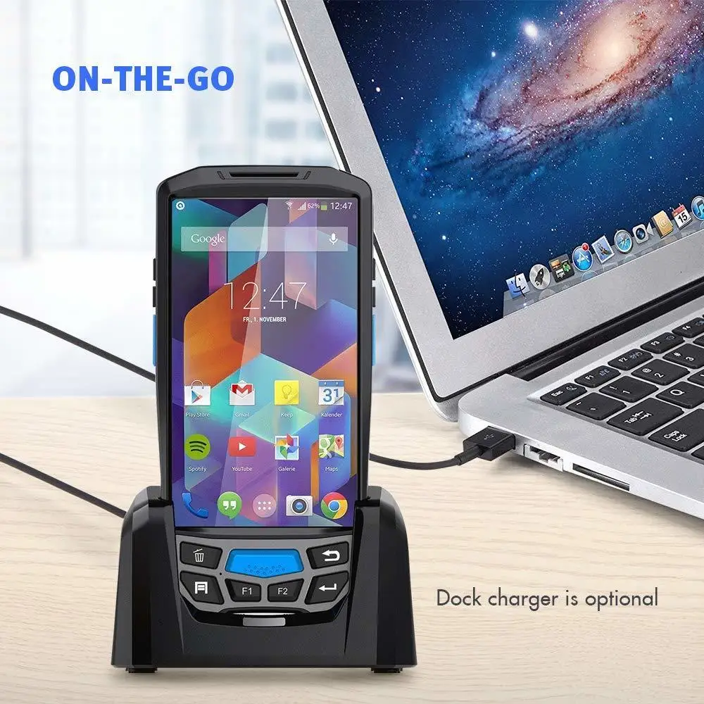 ISSYZONEPOS портативный pos-терминал 2D QR сканер штрих-кода NFC PDA Android 7,0 5 дюймов беспроводной портативный штрих-код Rearder WiFi