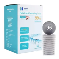 y kelin new package orthodontic and denture cleaning tablets remove bacteria bad odors discoloration stains plaque 3096 tabs