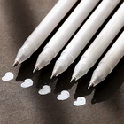 Рулон рулона Gelly, Классический художественный маркер, ручка с гелевыми чернилами, яркая белая ручка, маркеры для выделения цвета