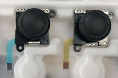 Each 25pcs 50 шт./партия, высокая копия для переключателя NAND, 3D аналоговый датчик, джойстик для NS Joy-Con контроллера, аналоговая палка с синим/зеленым шлейфом - Цвет: Each 25pcs