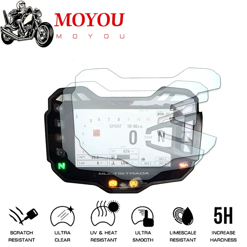 

Защитная пленка для экрана, Защитная пленка для приборной панели от царапин для DUCATI Multistrada 950 1200 1200S 1260 1260S 15-18