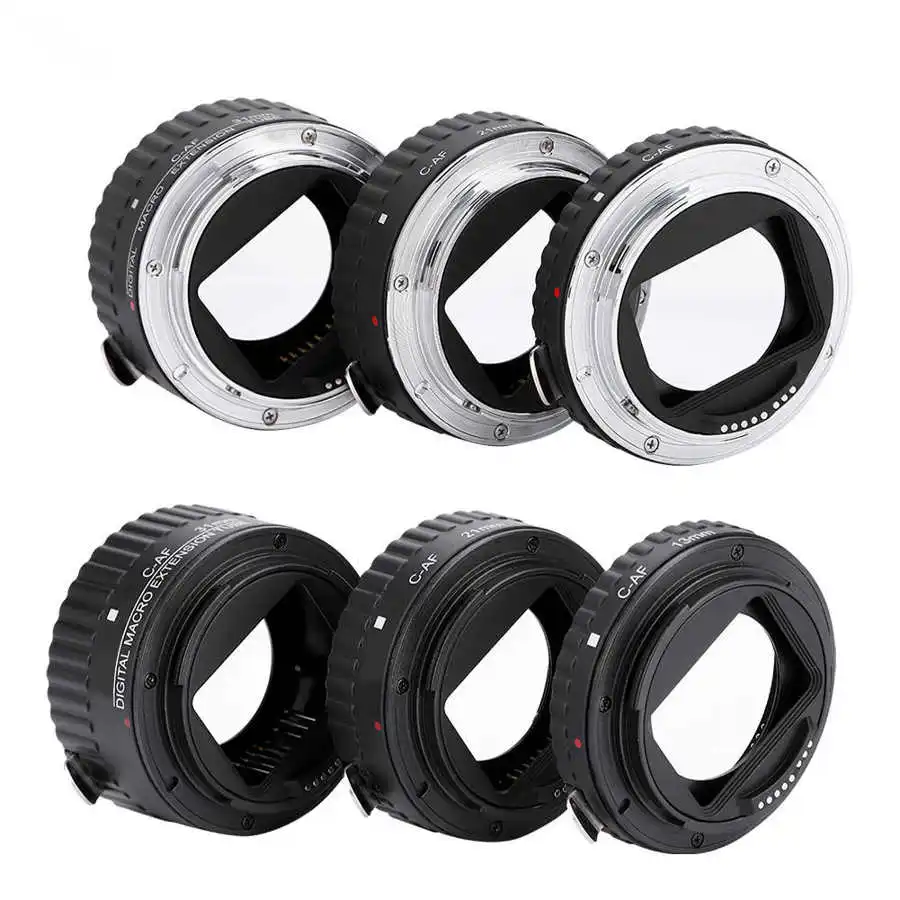 Macro Extension Lens Adapter Tube Auto Focusing with 13mm 21mm 31mm Rings Set for EF/EF-S Mount | Электроника
