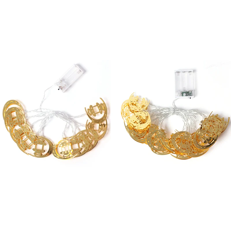 

Ramadan Lights Decoration Moon Star Led String Lights EID Mubarak Decor for Home Eid Al-Fitr Party Decor Ramadan