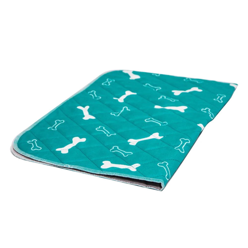 Водонепроницаемый трехслойный матрас для собак ПВХ подгузник с милым рисунком