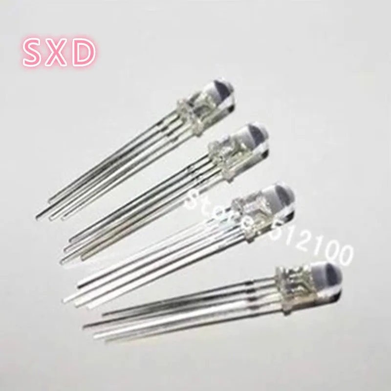 Светодиодные микро-индикаторы RGB 5 мм красный зеленый синий разноцветный общий