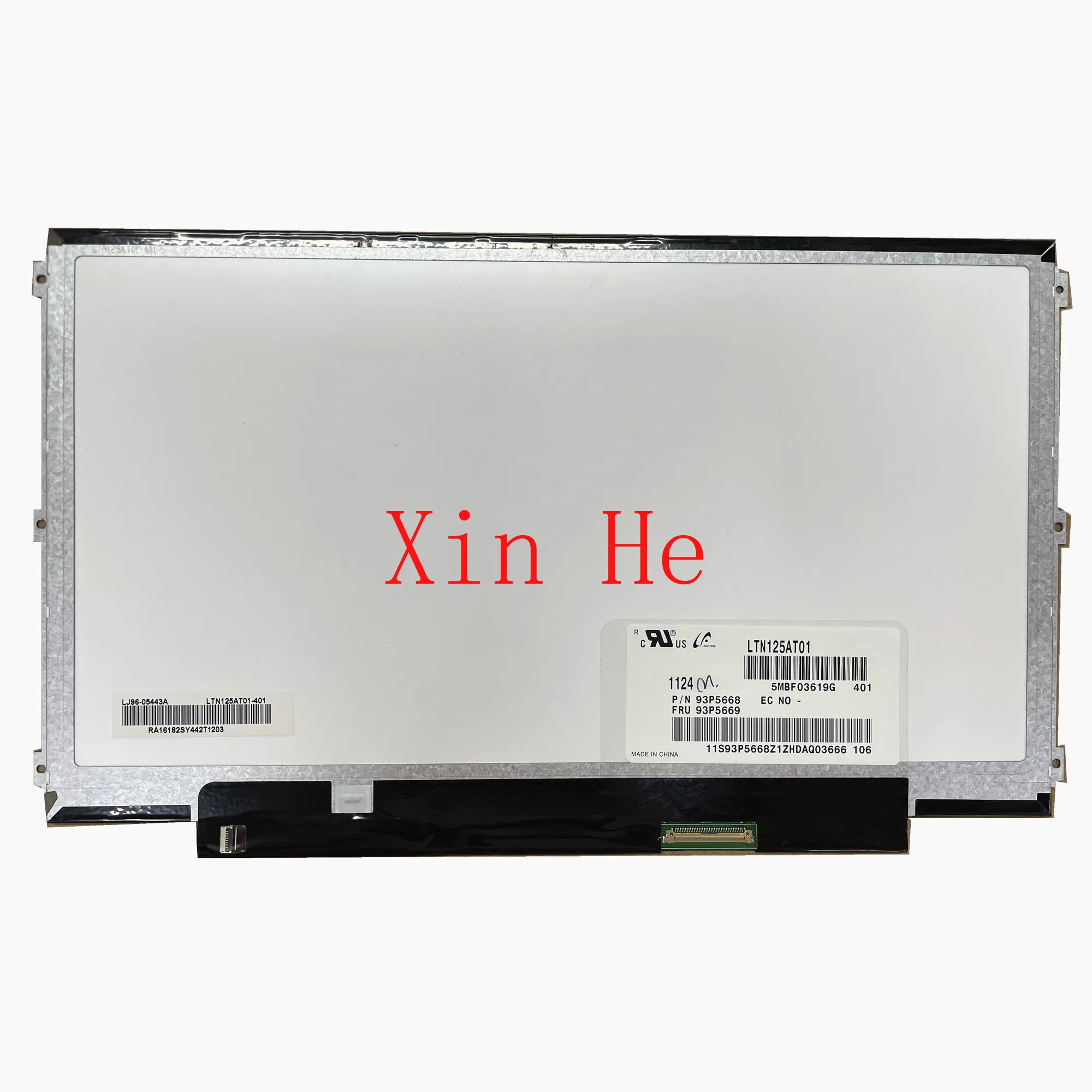 

LTN125AT01 fit LP125WH2 TLB1 B125XW01 V.0 12.5'' Laptop LCD Screen Panel Matrix 1366*768 LVDS 40 Pins