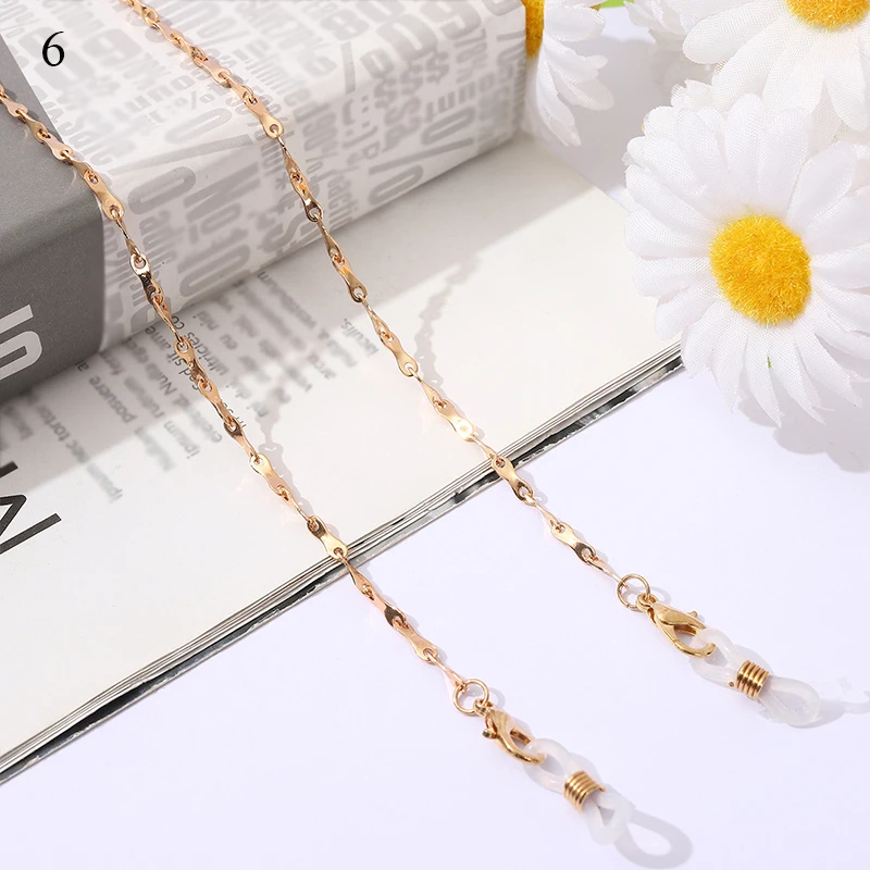 

Gold Metal Lanyard Glasses Chain Exquisite Hanging Chain Heart Chain 70cm Multifunctional Lanyard Neck Strap Rope Holder Eyewear