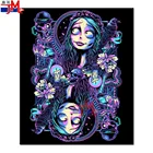 Набор для алмазной вышивки Ворона и череп