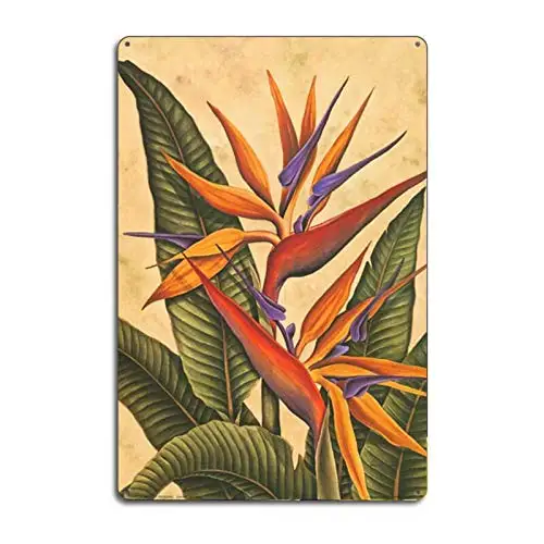 

Retro Flower Garden Painting Flowers Tin Sign Vintage Fresh Herbs Metal Plate Iron Painting Decor for Kit Home Decoration