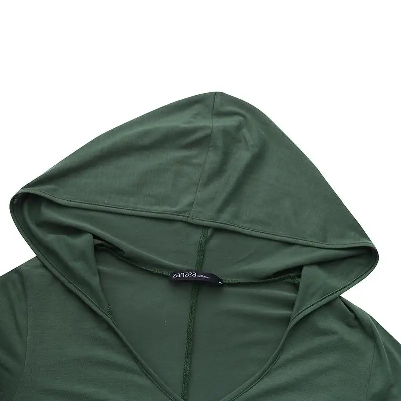 

Fashion Hooded Overalls Women's Autumn Jumpsuits ZANZEA 2021 Casual Long Sleeve Rompers Female V Neck Wide Leg Playsuits S-5XL