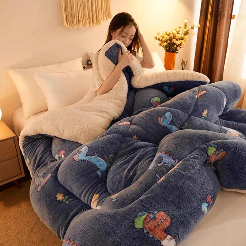 Теплое фланелевое одеяло в стиле пэчворк толстые стеганые одеяла для дома размер