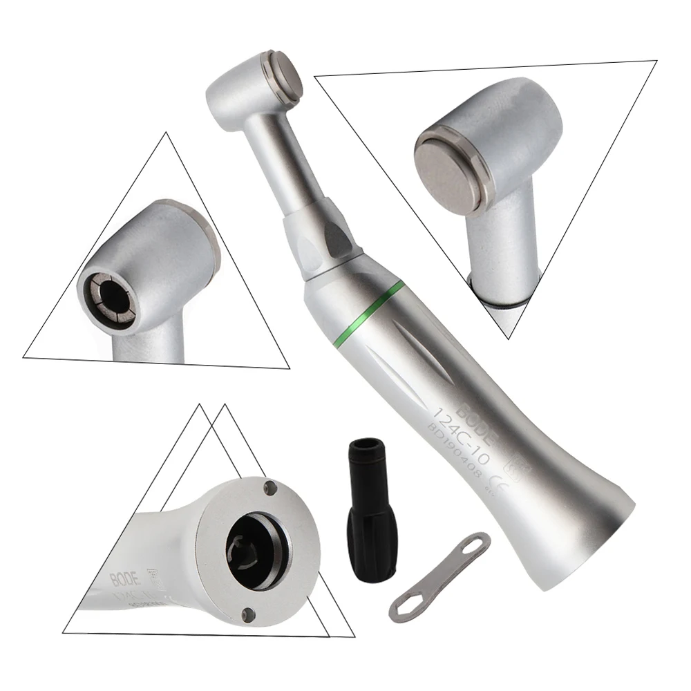 

Dental Low Speed Handpiece Contra Angle Handpiece Push Botton 10:1 Dental Handpiece BODE 124C-10