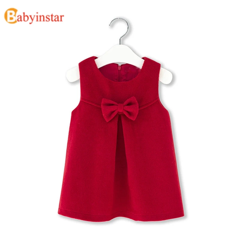Babyinstar/платье принцессы для маленьких девочек; коллекция года; сезон осень-зима; платья без рукавов для маленьких девочек; одежда для детей; Детские платья для девочек