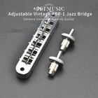Регулируемый винтажный джазовый мост для электрогитары хромированный ABR-1