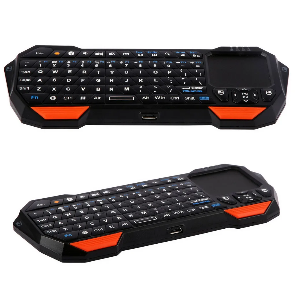 Беспроводная портативная мини клавиатура Bluetoth с сенсорной панелью для Windows Android
