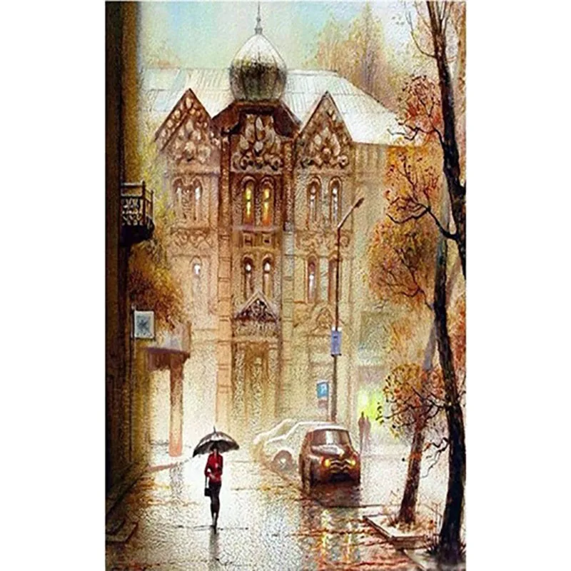 Landscape 2 Картина с пейзажем, Раскраска по номерам, картины с номерами, картины на холсте - Цвет: Landscape 2