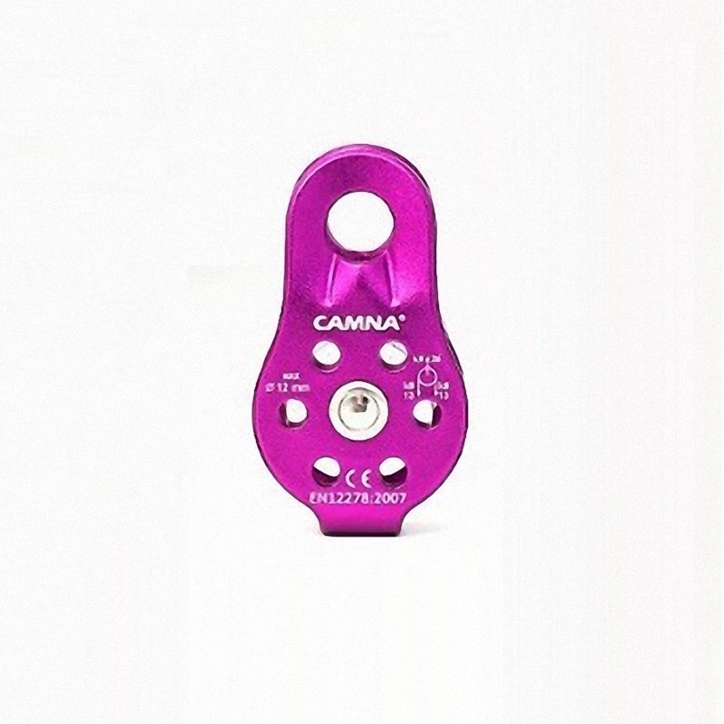 

Outdoor Rock Climbing Cave Pulley Fixed Sideplate Single Sheave Pulley Crossing Rescue Survival Tool Wall Equipment