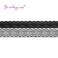 bristlegrass 2 5 yard 34 20mm nylon lace trim elastics spandex band tape hair tie headband underwear bra lingerie sewing craft