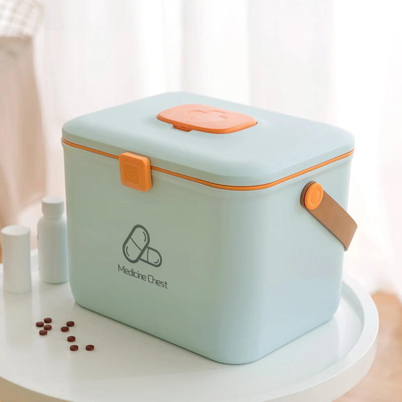 Медицинская коробка для груди домашняя медицина портативная лекарств подходит