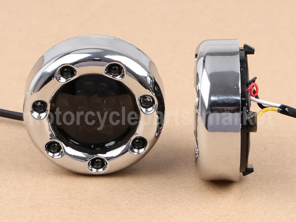 Светодиодный ное кольцо 1157 Red Bullet Fire Ring светильник воротник хромированный свет