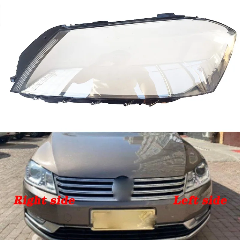 Галогенный налобный фонарь для Passat B7 2011 2012 2013 2014 2015 прозрачный корпус крышка фар