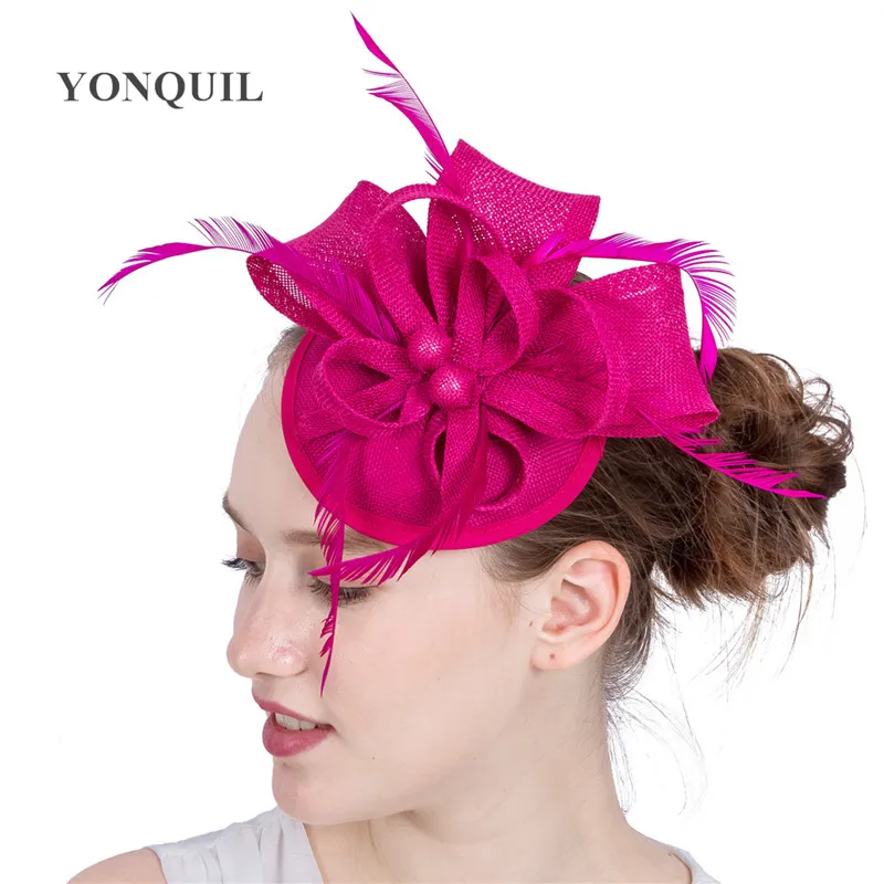 Элегантная шикарная Вуалетка головные уборы на заколке для невесты причудливые