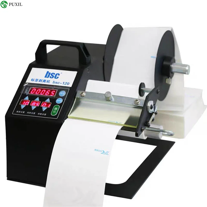 

BSC-120 High Efficiency Automatic Label Stripping Machine Digital Display Synchronous Label Stripping Machine Label Separator