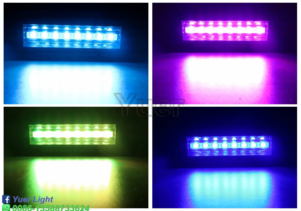 

LED Dyeing Flashing Strobe 3IN1 Stage Effect Lights Good For DJ Disco Birthday Parties Wedding/Christmas Decoration Clubs Bar