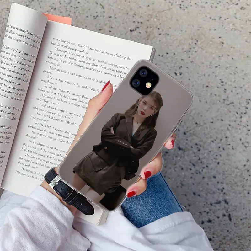 

IU Lee Ji Eun Phone Case For iphone 12 5 5s 5c se 6 6s 7 8 plus x xs xr 11 pro max mini