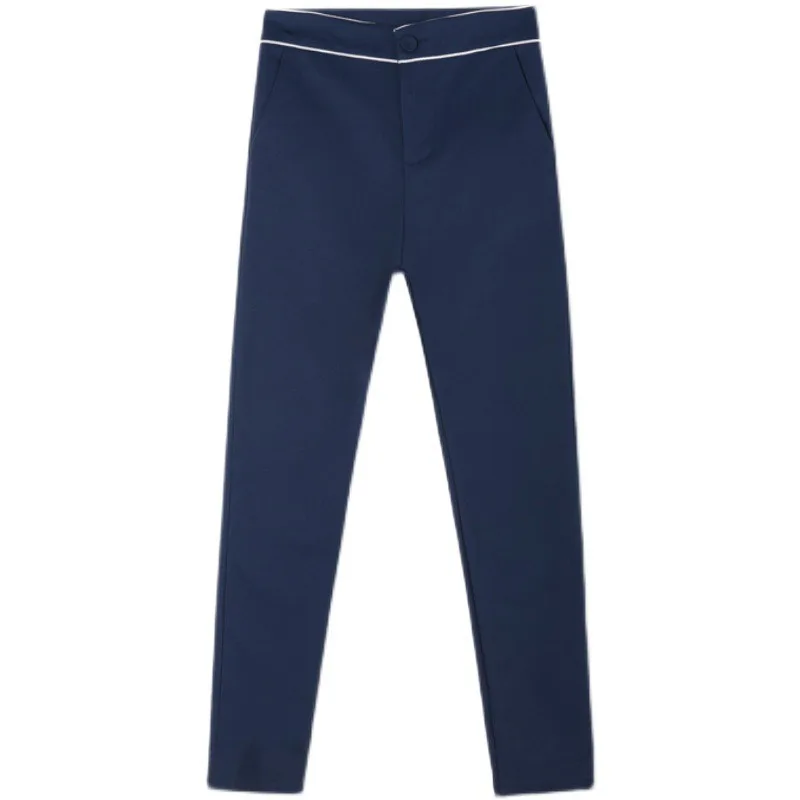 

Women's High Waist Solid Color Pencil Pants Spring Summer Elegant Fashion Female Work Pants Streetwear Straight Trousers