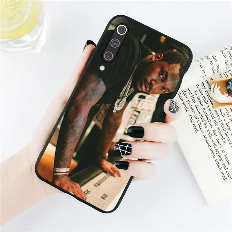 

Meek Mill famous singer Phone Case For Xiaomi Redmi note 7 8 9 t k30 max3 9 s 10 pro lite Luxury brand shell funda coque