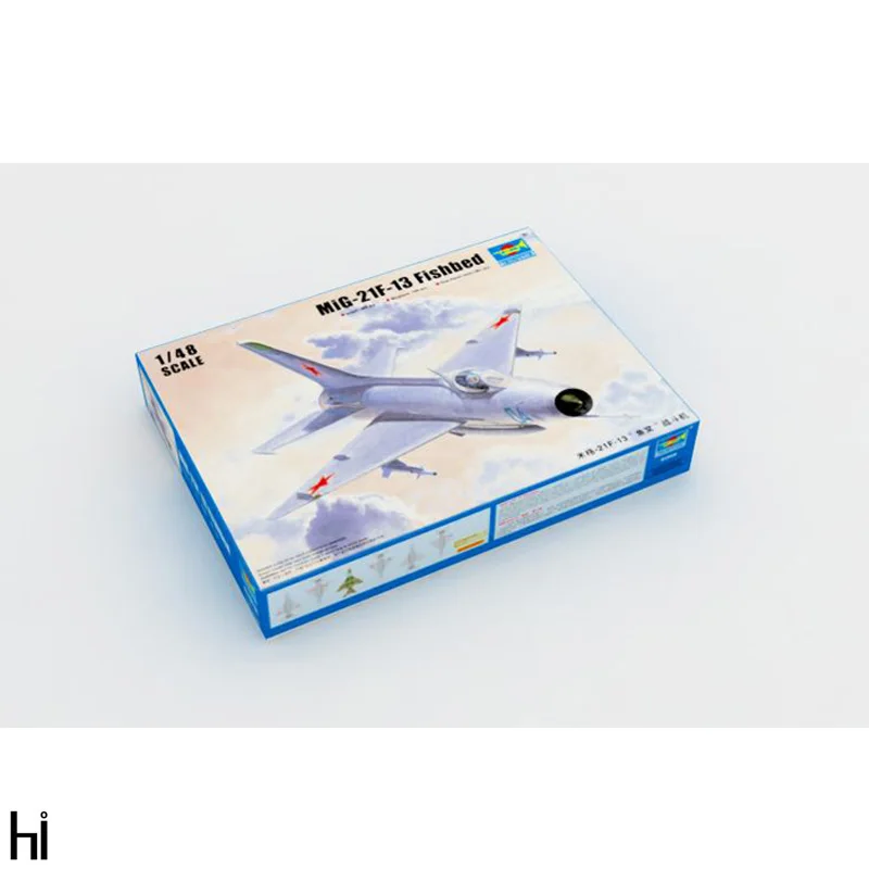 Модель Trumpeter 1/48 модель 02858 MiG-21 настольного военного самолета пластиковая сборка