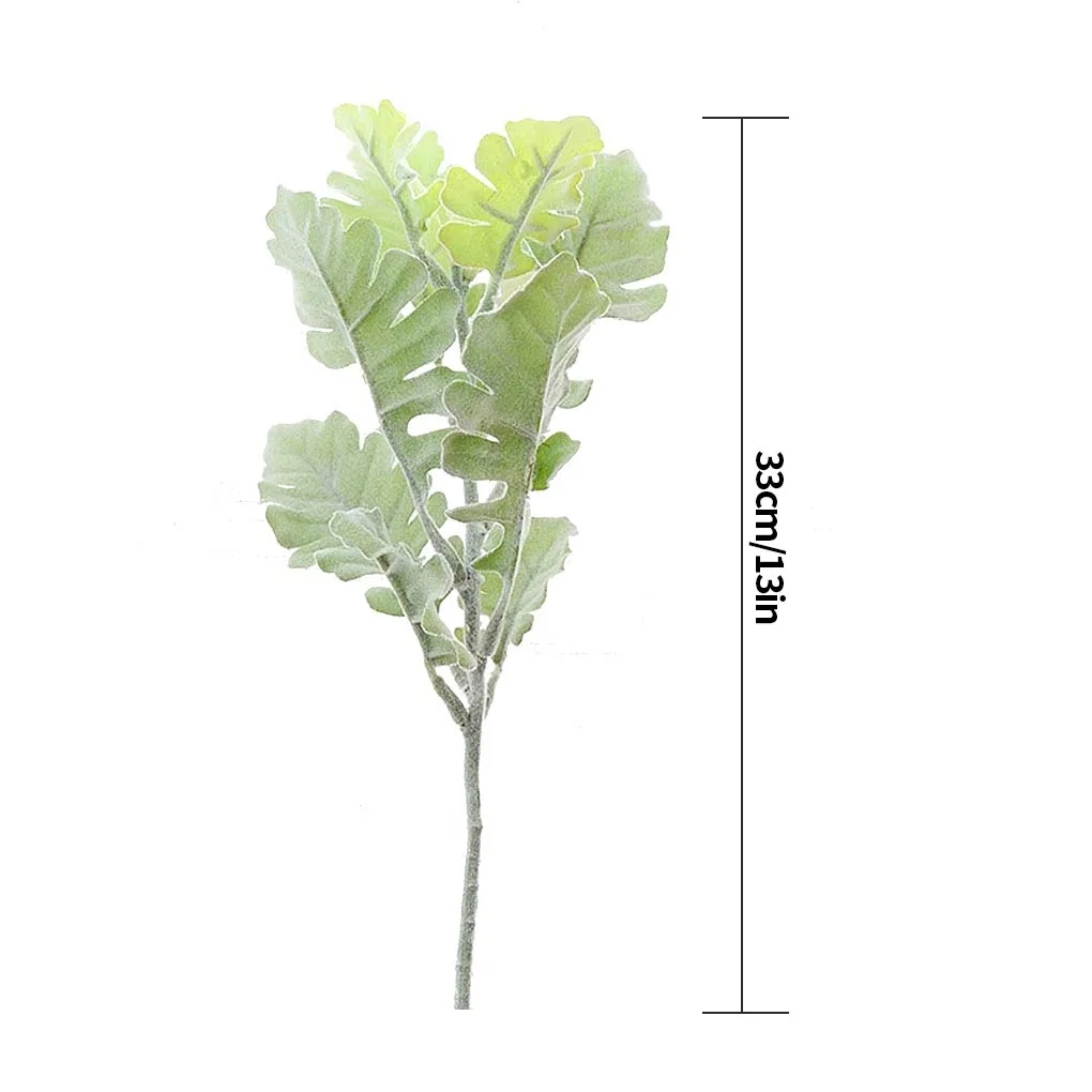 Искусственные листья растений для дома офиса зелени спальни балкона коридора